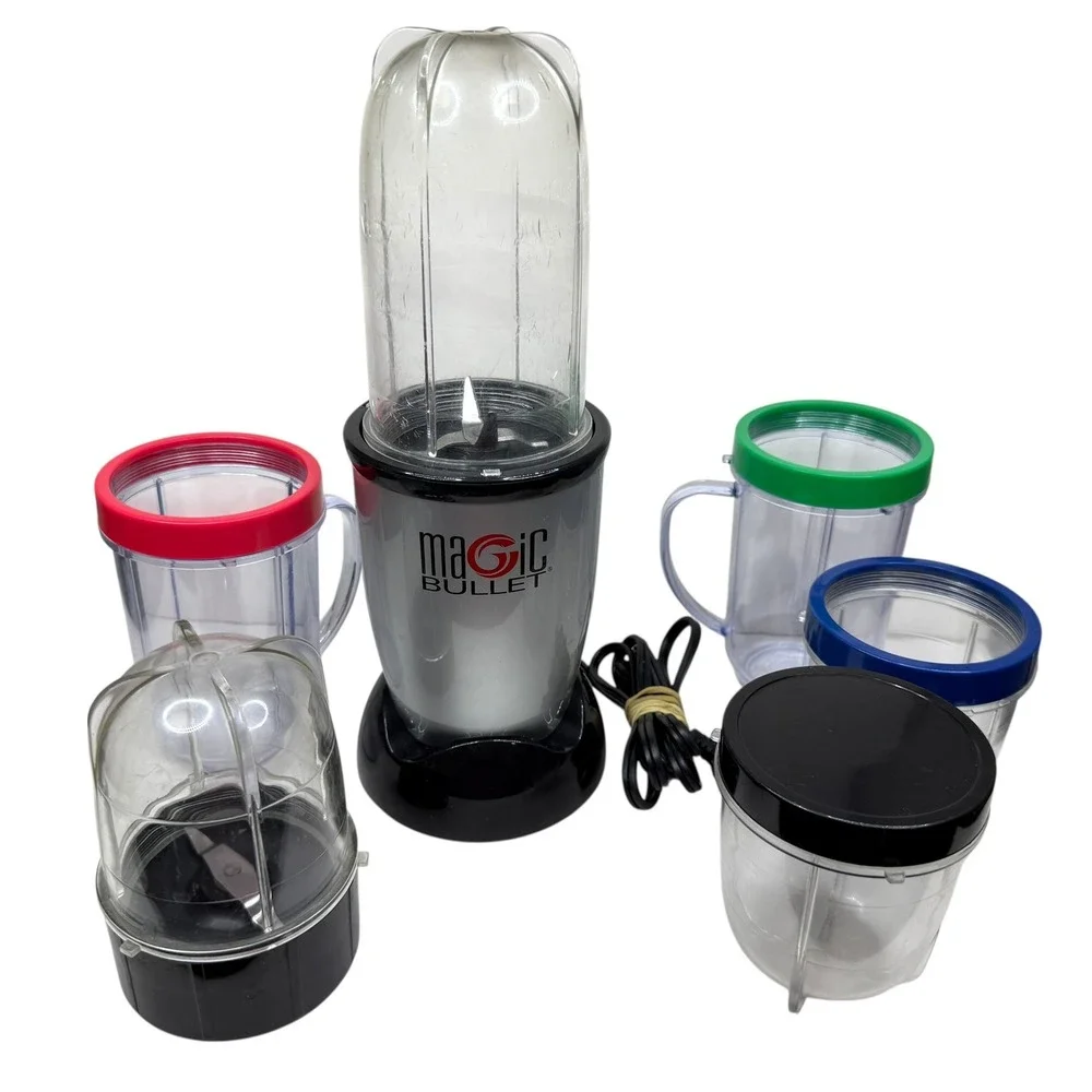 Magic Bullet MB1001 Blender System 250W with Multiple Cups & Blades Tested Works